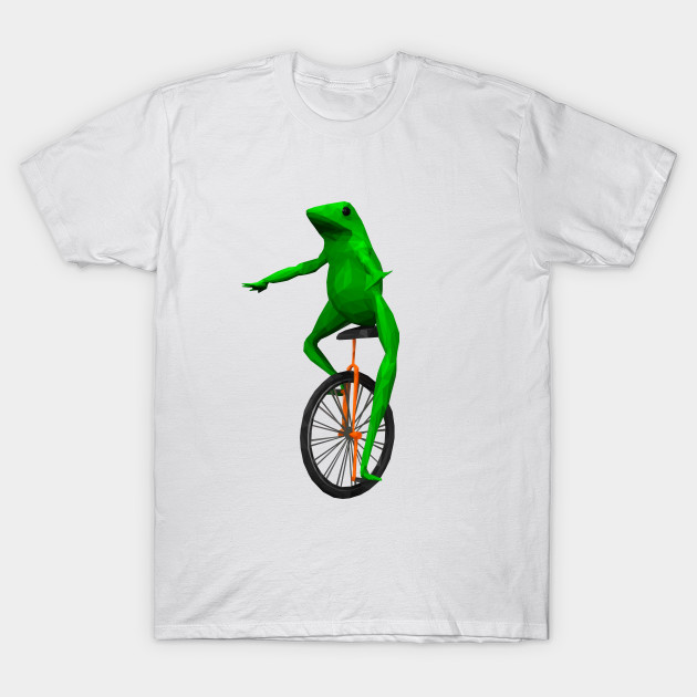 Dat Boi: frog on unicycle